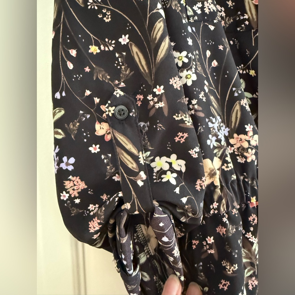Joe fresh Floral Black Dress - Picture 9 of 12